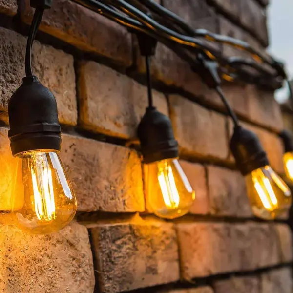Ghirlanda luminoasa gradina sau terasa, interconectabila, fasung E27, IP65, 220V