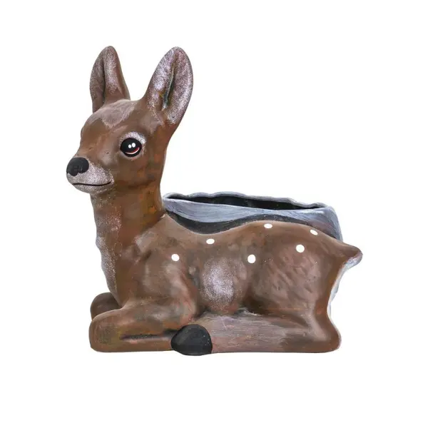 Ghiveci Model Caprioara, Ceramica, Lungime 23 cm