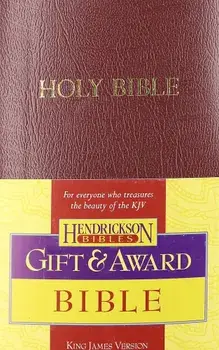Gift & Award Bible-KJV, Hardcover/Hendrickson Publishers
