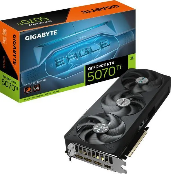 GIGABYTE GeForce RTX 5070 Ti EAGLE OC SFF 16GB GDDR7 3xDP 1xHDMI VGA