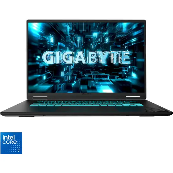 Gigabyte Laptop Gaming A16 PRO DYH, 16 inch, WQXGA 165Hz, Procesor Intel® Core 7 240H (24M Cache, pana la 5.20 GHz), 32GB LPDDR5X, 1TB SSD, nVidia GeForce RTX 5080 16GB, No OS, Negru