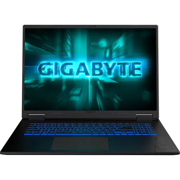 Gigabyte Laptop Gaming Gigabyte A18 3TH, 18 inch, WQXGA 165Hz, Procesor AMD Ryzen 7 260 (16M Cache, pana la 5.10 GHz), 16GB DDR5, 512GB SSD, nVidia GeForce RTX 5050 8GB, No OS, Negru