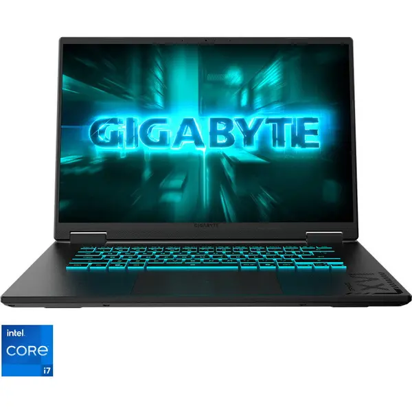 Gigabyte Laptop Gigabyte Gaming A16 CVH, 16 inch, WUXGA 165Hz, Procesor Intel® Core™ i7-13620H (24M Cache, pana la 4.90 GHz), 16GB DDR5, 1TB SSD, nVidia GeForce RTX 5060 8GB, No OS, Negru