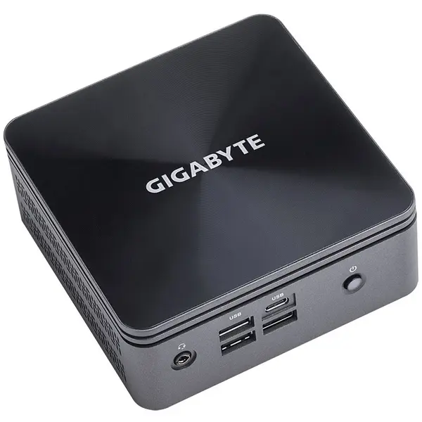 Gigabyte Mini PC Gigabyte Brix BRi3H-10110, Intel® Core™ i3-10110U, 4GB SO-DIMM DDR4, 240GB SSD,HDD/SSD,USB Type-C™, WF+BT, negru