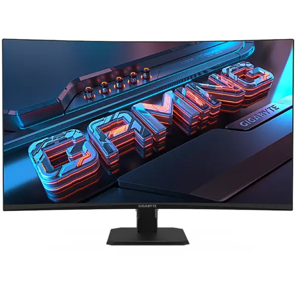 Gigabyte Monitor Gaming Gigabyte GS32QC, 31.5, VA, QHD, 2560 x 1440, HDMI, DisplayPort, 170Hz, 1 ms, curbat, Negru