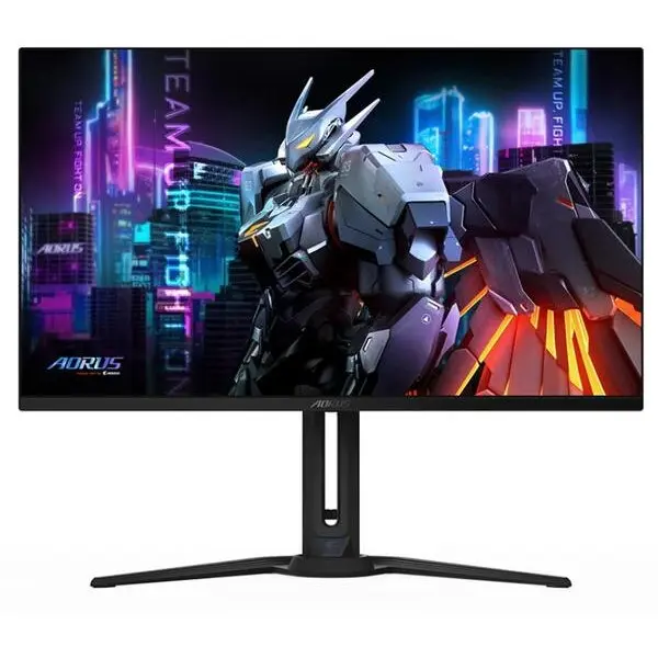 Gigabyte Monitor Gaming OLED Gigabyte AORUS 31.5 FO32U2, UHD (3840 x 2160), HDMI, DisplayPort, Boxe, Pivot, 240 Hz, 0.03 ms, Negru