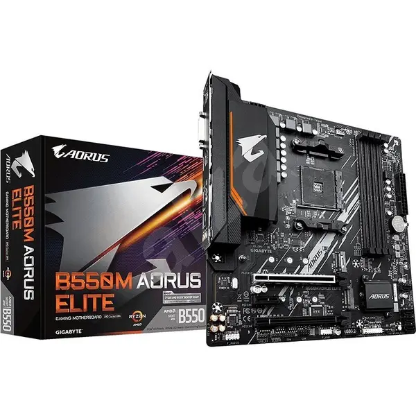 Gigabyte Placa de baza GIGABYTE B550M AORUS ELITE