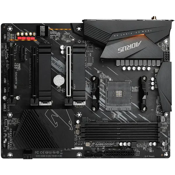 Gigabyte Placa de baza Gigabyte B550M AORUS ELITE AX, AMD B550, Socket AM4, mATX
