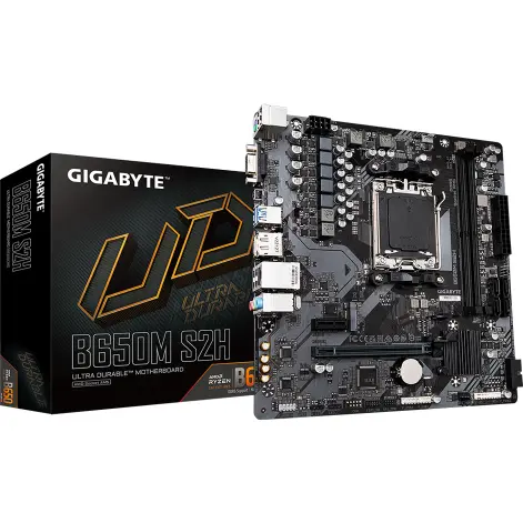 Gigabyte Placa de baza Gigabyte B650M S2H, Intel B650, Socket AM5, MATX