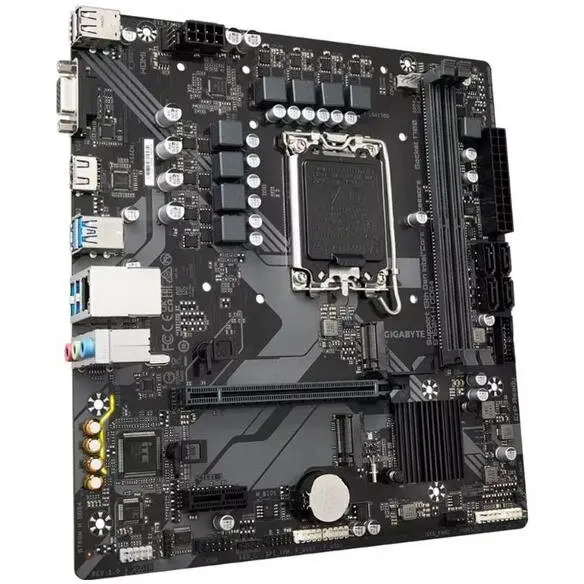 Gigabyte Placa de baza GIGABYTE B760M H DDR4, Intel B760, LGA 1700, mATX