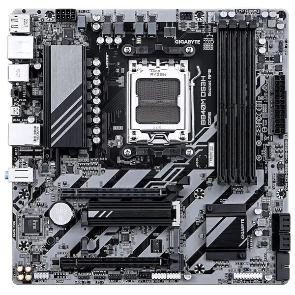 Gigabyte Placa de Baza GIGABYTE B840Mm DS3H, AM5, 4x DDR5