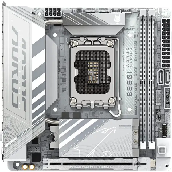 Gigabyte Placa de baza GIGABYTE B860I AORUS PRO ICE