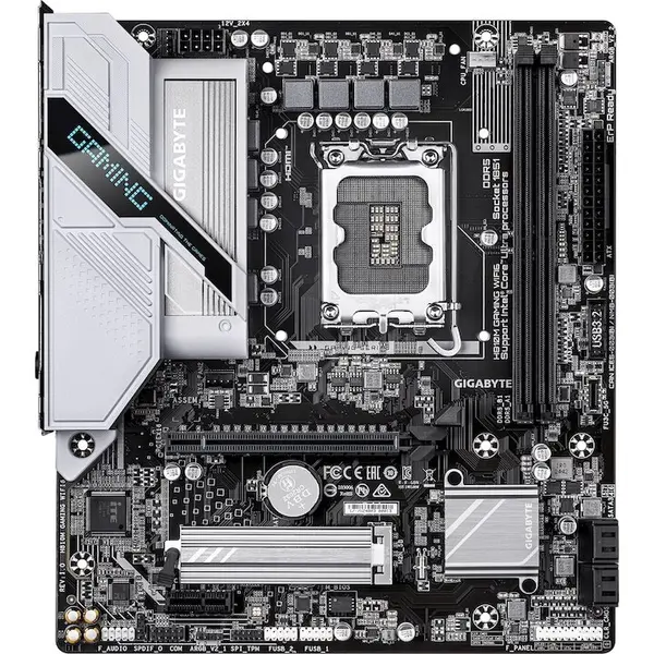 Gigabyte Placa de Baza GIGABYTE H810M GAMING WIFI6, LGA1851, 2x DDR5, mATX