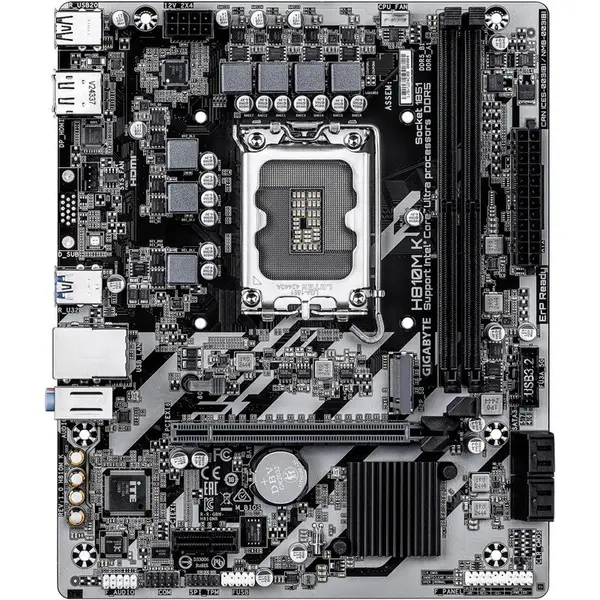 Gigabyte Placa de Baza GIGABYTE H810M K LGA1851, DDR5, mATX