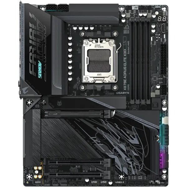 Gigabyte Placa de baza GIGABYTE X870E AORUS ELITE X3D