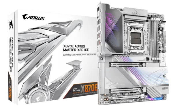 GIGABYTE X870E AORUS MASTER X3D ICE GIGABYTE X870E AORUS MASTER X3D ICE