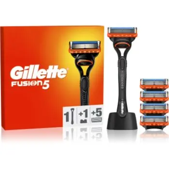 Gillette Fusion5 aparat de ras cu suport + lame de rezervă