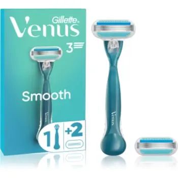 Gillette Venus Smooth Aparat de ras + 2 capete de schimb