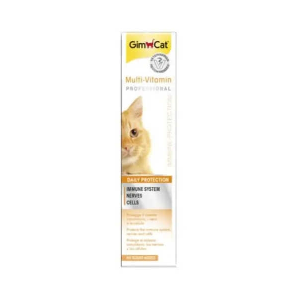GIMCAT Multi-Vitamin Professional Paste, tub recompense funcționale pisici, (topping), 20g