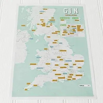 Gin Collect and Scratch Print/Maps International