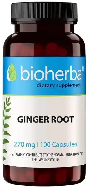 Ginger Root, 270 mg, 100 capsule, Bioherba