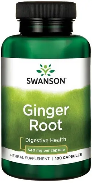 Ginger Root, 540 mg, 100 capsule, Swanson