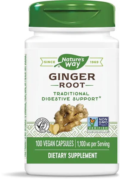 Ginger Root, 550 mg, 100 capsule, Nature's Way