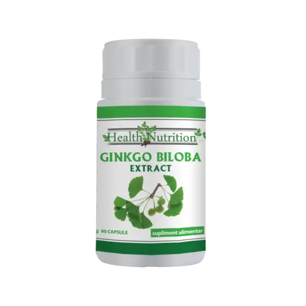 Ginkgo Biloba Extract, 60 tablete, Health Nutrition