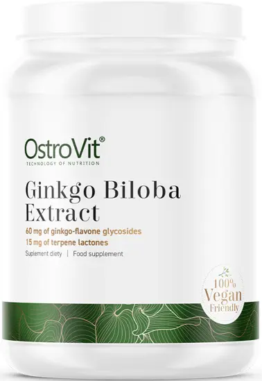 Ginkgo Biloba Extract Powder, 50 g, OstroVit
