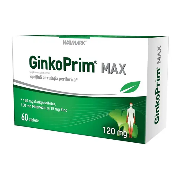 GINKO PRIM MAX 120MG 60COMPR