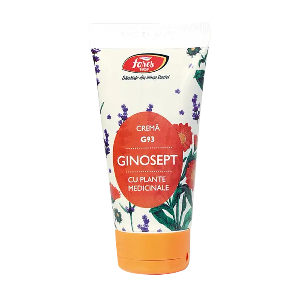 Ginosept crema cu plante medicinale, 50ml, Fares
