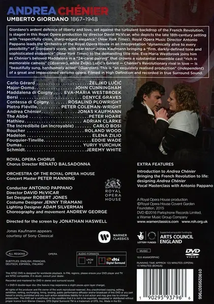 Giordano - Andrea Chenier | Jonas Kaufmann, Eva-Maria Westbroek, Zeljko Lucic