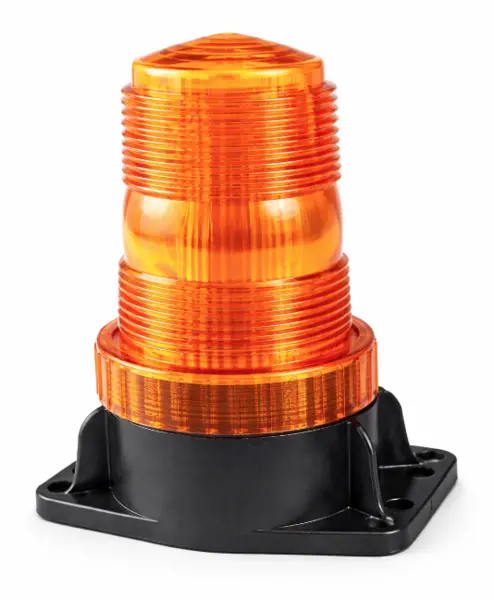 Girofar LED Galben 12V 24V cu 30 LED baza magnetica lampa avertizare Auto/Utilaje