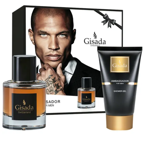 Gisada Ambassador Set cadou pentru bărbați Volum 50 ml EDP + 100 ml gel de duș