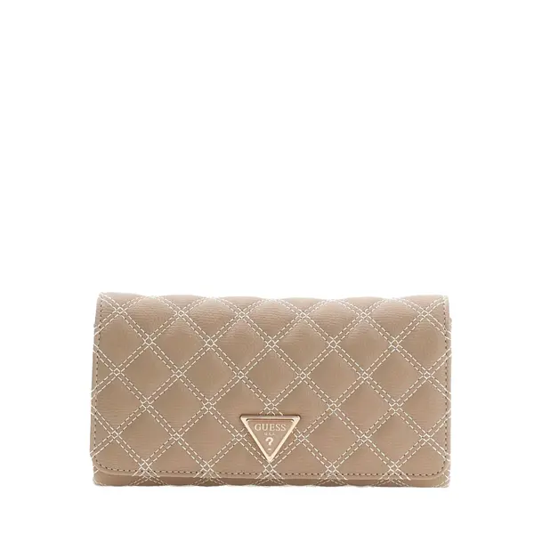 Giully quilted mini crossbody pale mocha