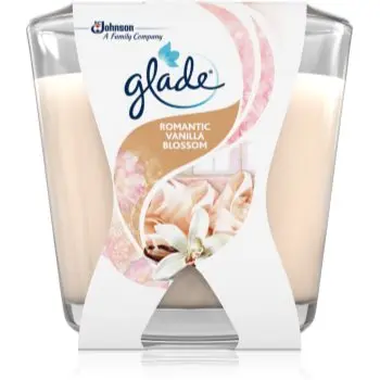 GLADE Romantic Vanilla Blossom lumânare parfumată