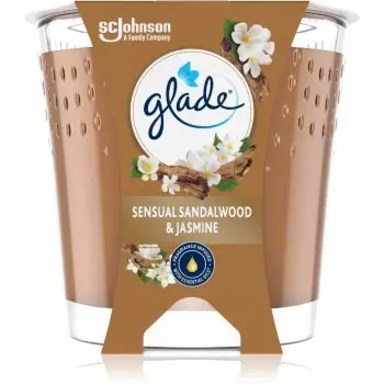 GLADE Sensual Sandalwood & Jasmine lumânare parfumată