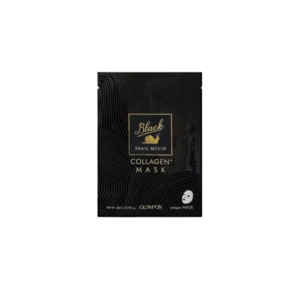 Glamfox Black Snail Mucin & Collagen Mask Mască de față Volum 23 ml