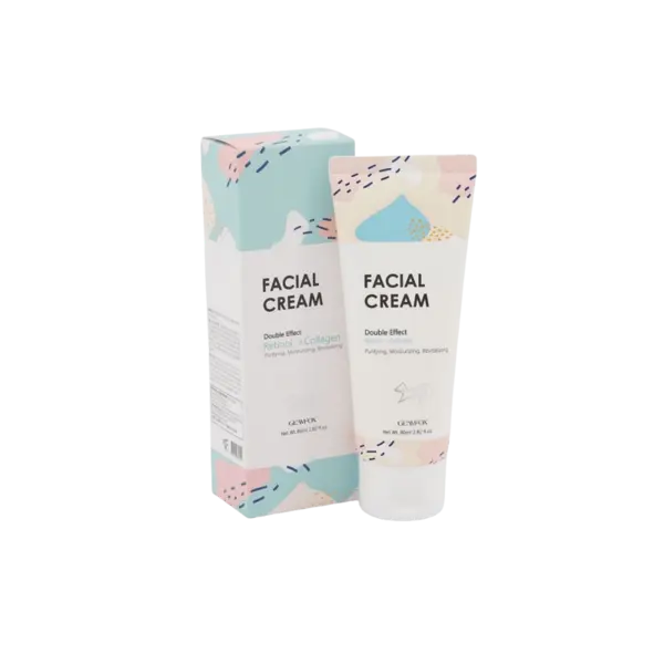 Glamfox Double Effect Facial Cream Retinol + Collagen Cremă de față cu retinol și colagen Volum 80 ml