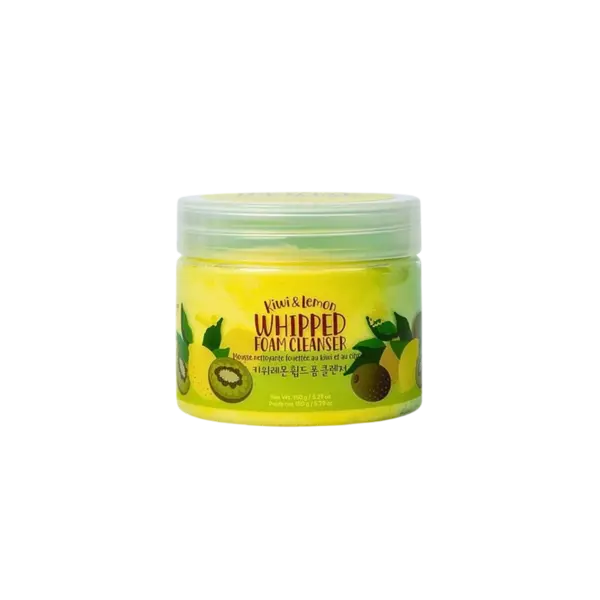 Glamfox Kiwi & Lemon Whipped Foam Cleanser Spumă de curățare facială cu kiwi și lămâie Volum 150 g