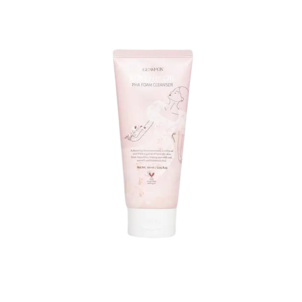 Glamfox Rosehip Oil PHA Foam Cleanser Spumă de curățare facială Volum 120 ml