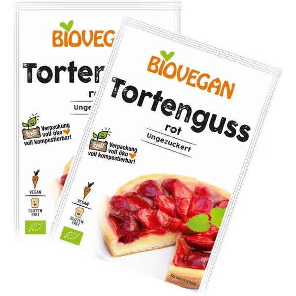 Glazura Bio de Gelatina Rosie, 2x7g Biovegan