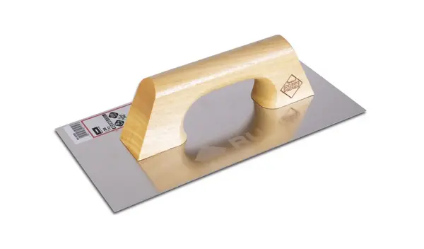 Gletiera dreapta, otel cu maner din lemn, 30cm - RUBI-65950