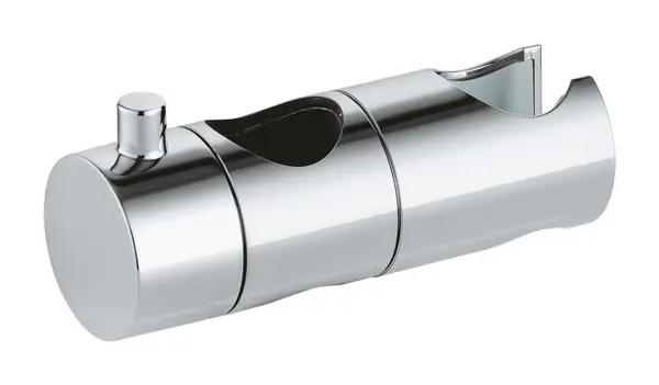 Glisor Gohe 48177000, pentru bara dus 24.7 mm, element blocaj, pivotant, Crom