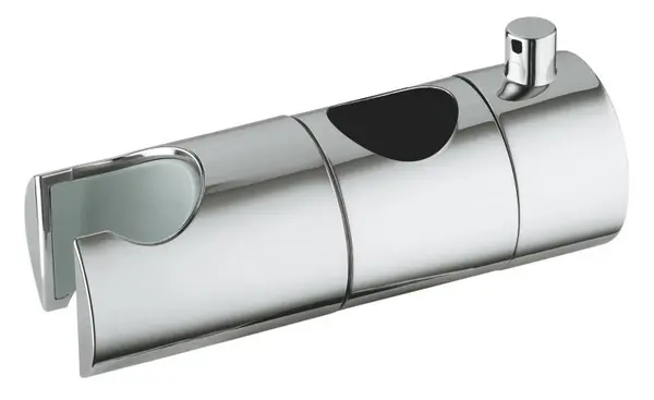 Glisor para de dus Grohe 12140000, pentru bara dus 22 mm, elemente blocaj, pivotant, Crom