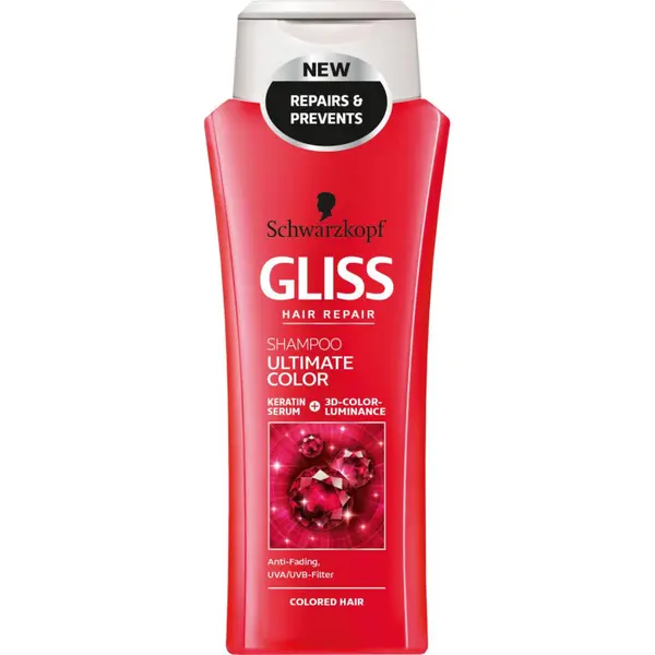 Gliss Ultimate Color ul vopsit și decolorat Șampon Volum 250 ml