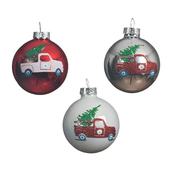 Glob - Car with Christmas Tree - mai multe culori | Kaemingk