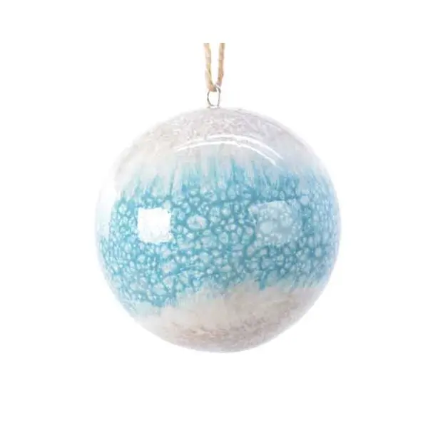 Glob decorativ - Terra Ball Reactive with Hanger -tIceblue | Kaemingk