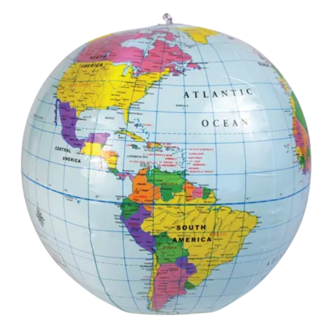 Glob pamantesc gonflabil, 29 cm, LER2432