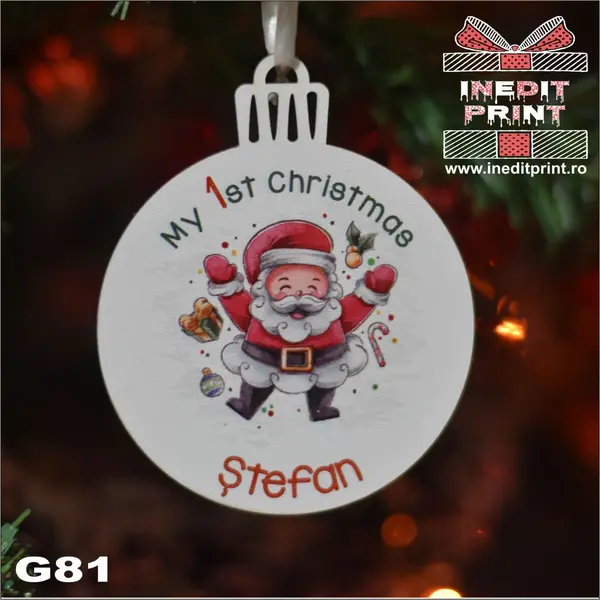 Glob personalizat My 1st Christmas G81